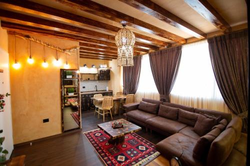 Posezení v ubytování Aloha BnB
