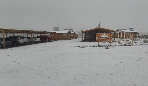 Το Paramitas Cabañas de montaña τον χειμώνα