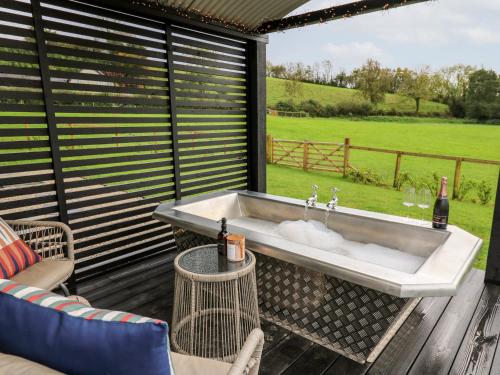 Fotografie z fotogalerie ubytování Dragonfly Shepherd's Hut v destinaci Aberaeron
