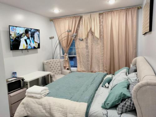 TV a/nebo společenská místnost v ubytování Private Room