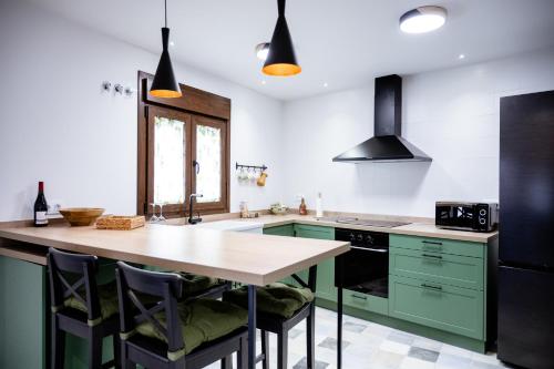 Kuchyň nebo kuchyňský kout v ubytování Casa Rural Lucero