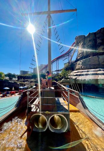 Πισίνα στο ή κοντά στο Spazzio Diroma com acesso ao Acqua Park todos os dias