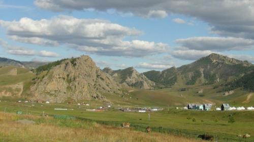 Paesaggio naturale nelle vicinanze del campeggio