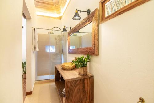 Koupelna v ubytování Tewimake Hotel