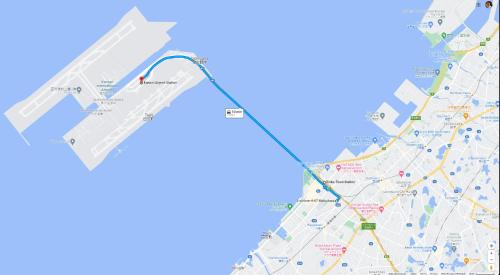 a map of the city of san francisco at KIX House Waraku III 和楽三号館 in Izumi-Sano