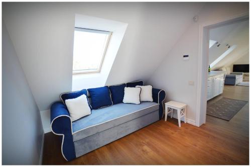 Χώρος καθιστικού στο Smėlynas Neringa Apartments