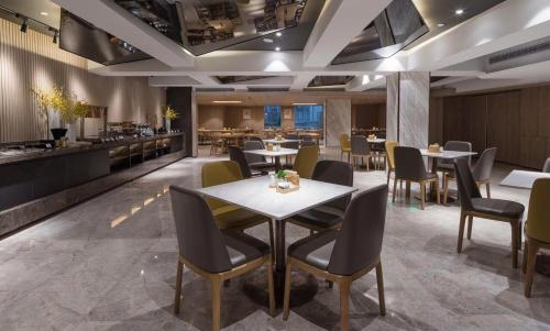 Χώρος καθιστικού στο Atour Hotel Gangding Metro Station Taikoo Hui Tianhe Guangzhou