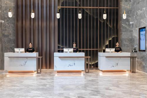 Vstupní hala nebo recepce v ubytování Atour Hotel Kunming Nanyue City