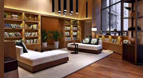 Posezení v ubytování Atour Hotel Chengdu Consulate South Renmin Road