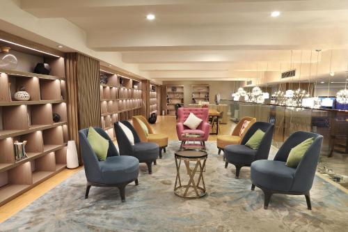 Χώρος καθιστικού στο Atour Hotel Chongqing Shapingba High Speed Railway Station Sanxia Plaza
