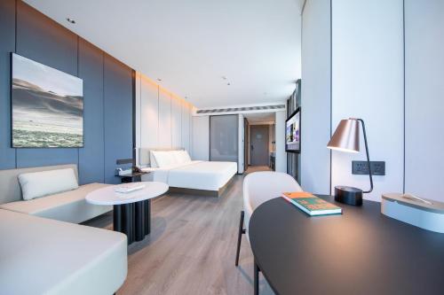Posezení v ubytování Atour Hotel Guangzhou Huangpu Development Zone Baoying