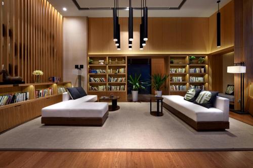 Posezení v ubytování Atour Hotel Chengdu Consulate South Renmin Road