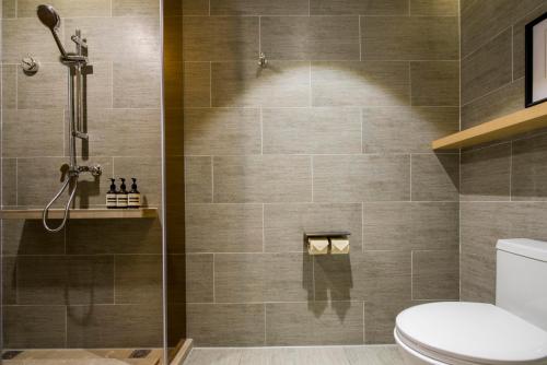 Ένα μπάνιο στο Atour Hotel Shenzhen Nanshan Shekou