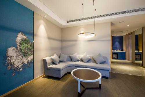 Χώρος καθιστικού στο Atour Hotel Shenzhen Nanshan Shekou