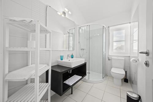 Koupelna v ubytování Villas Adagio
