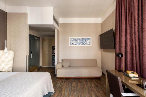 Postel nebo postele na pokoji v ubytování c-hotels Atlantic
