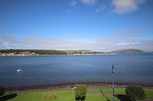 a view of a large body of water at Bellevue Bute, Luxury 2 bedroom sea view flat in Rothesay