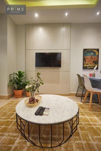 Prime Residence New Cairoにあるテレビまたはエンターテインメントセンター