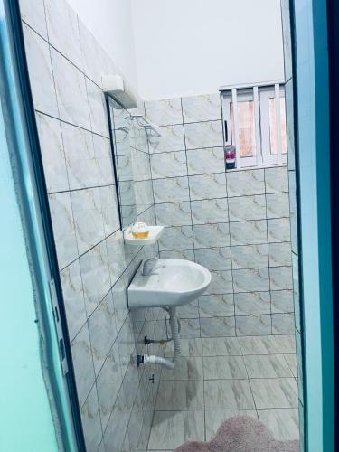 Koupelna v ubytování Immeuble Adam