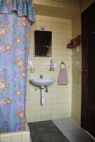 Koupelna v ubytování Casa de Tulia