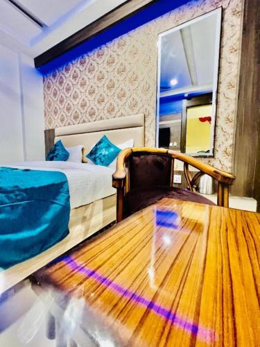 Un lugar para sentarse en Hotel Apple Inn & Suites, New Delhi