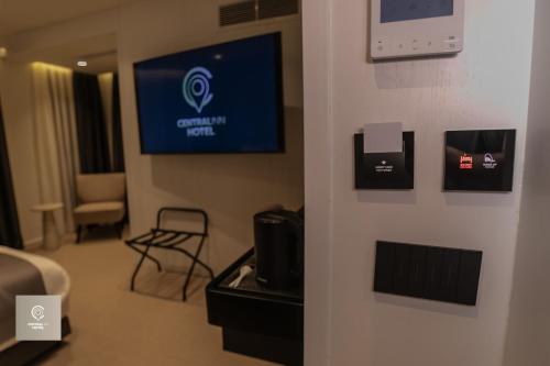 TV o dispositivi per l'intrattenimento presso Central Inn Hotel