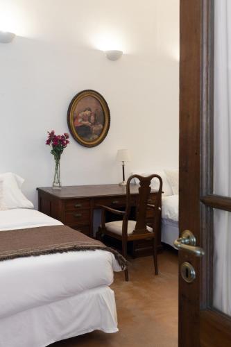 Katil atau katil-katil dalam bilik di Hotel del Casco