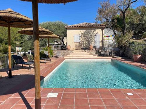 Villa piscine vue sur mer Ollioules