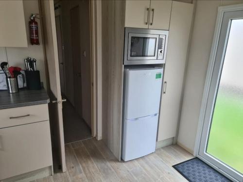 Kuchyň nebo kuchyňský kout v ubytování Delux Caravan - Clacton-on-sea