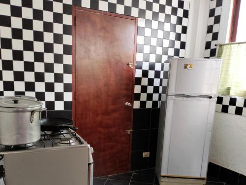 Η κουζίνα ή μικρή κουζίνα στο Casa del Gringo