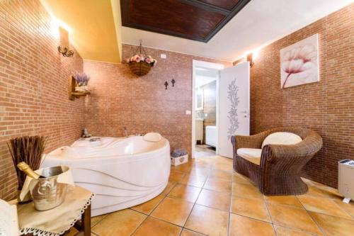 Phòng tắm tại La Baita Suite
