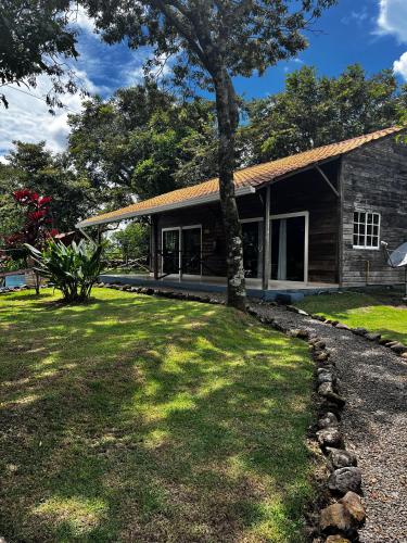 Zahrada ubytování Las cabañas del Francés