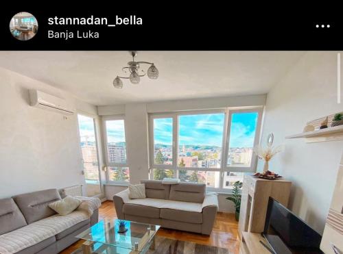 Χώρος καθιστικού στο Stan na dan Bella