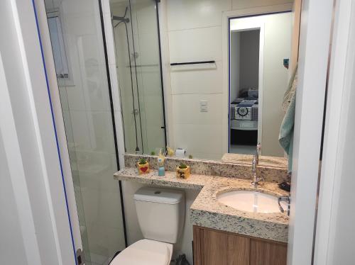 Un baño de Residencial Ibiza em Ubatuba