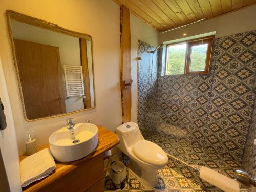 Koupelna v ubytování Pu Am Eco Lodge