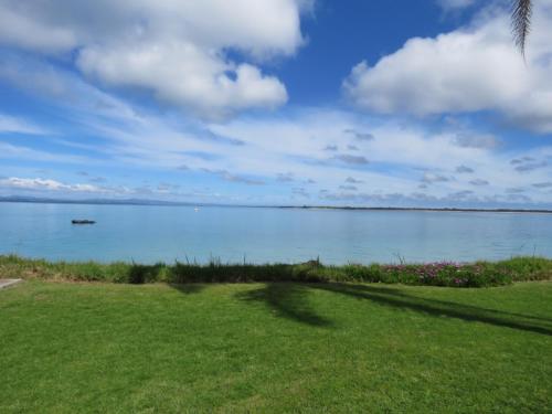 a view of a large body of water at Rangiputa Moana in Karikari Peninsula