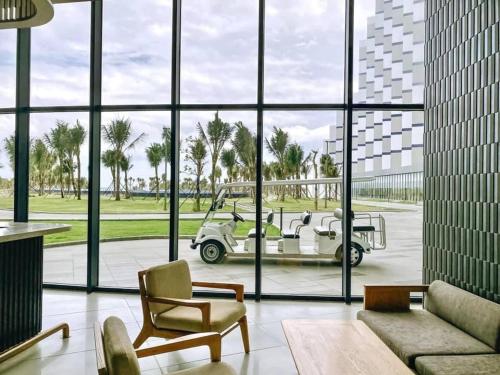 Posezení v ubytování Cam Ranh Sea View apeartment Nha Trang