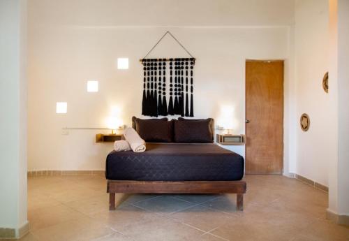 Posezení v ubytování Sonido del mar Hotel Boutique & Yoga Loft