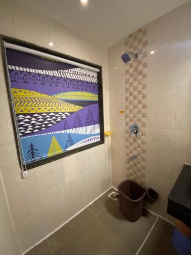 Koupelna v ubytování Maya Residency