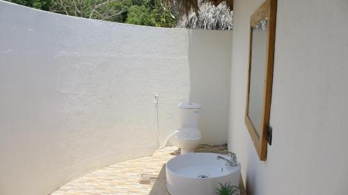 A bathroom at Sunset Bungalow
