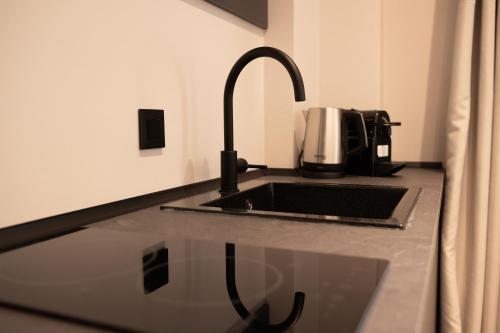Kuchyň nebo kuchyňský kout v ubytování Taskou Luxury Suites