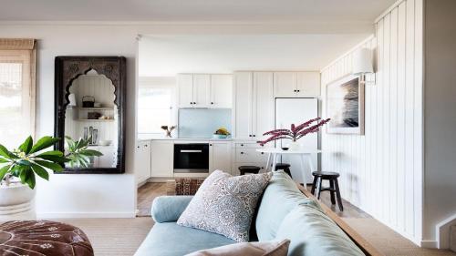 Dapur atau dapur kecil di Beachfront at Avoca North