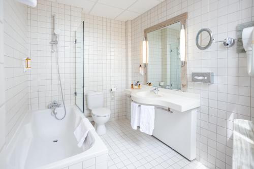 Salle de bains dans l'établissement Mercure Millau