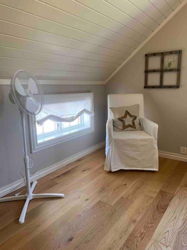 Кровать или кровати в номере Mølleråsen Apartment