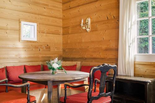 Χώρος καθιστικού στο La Verniaz et ses Chalets