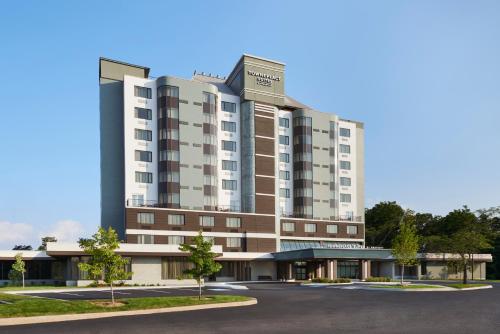 a rendering of the front of a hotel at TownePlace Suites by Marriott Toronto Oakville in Oakville