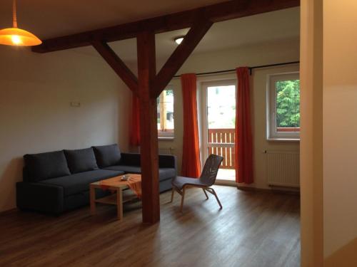 Un lugar para sentarse en Apartment Vlčice u Trutnova