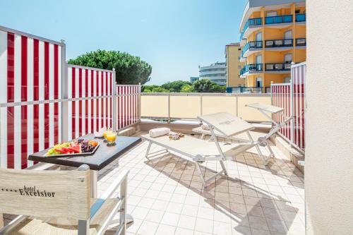 Balkón nebo terasa v ubytování Hotel Excelsior