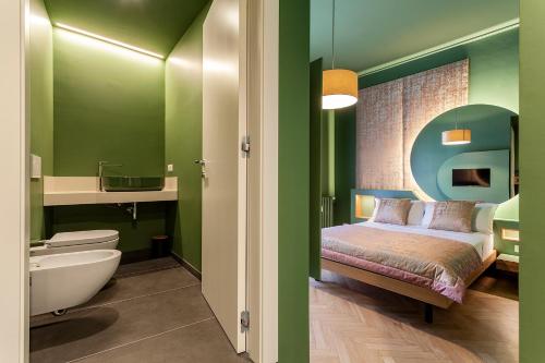 Ванная комната в Le Texture Premium Rooms Duomo-Cordusio