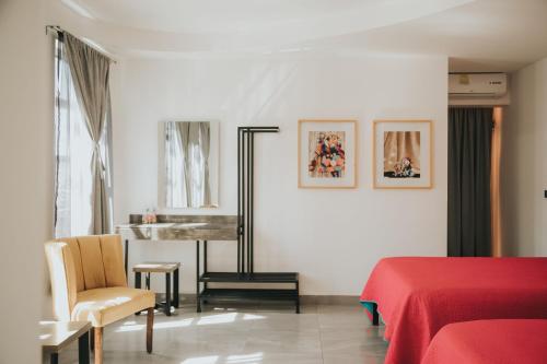 Posezení v ubytování MCI HOTEL